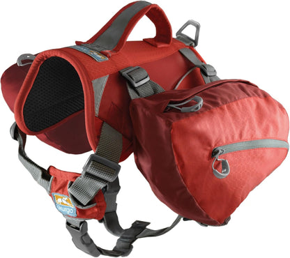 Kurgo Big Baxter Dog Backpack, Dog Saddlebag, Dog Pack, Adjustable Saddlebag for Hiking, Walking