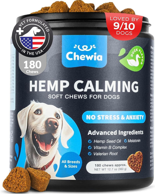 Daily Calm Support Chews. Gentle daily support for stress, travel, and noisy moments.