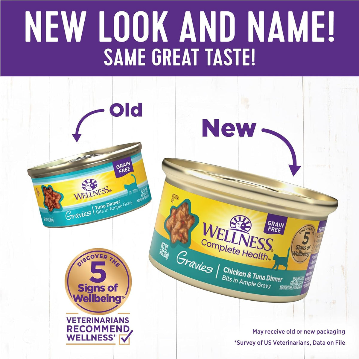 Wellness Complete Health Gravy Adult Wet Cat Food, Natural, Protein-Rich, Grain Free, 3 Ounce, 12