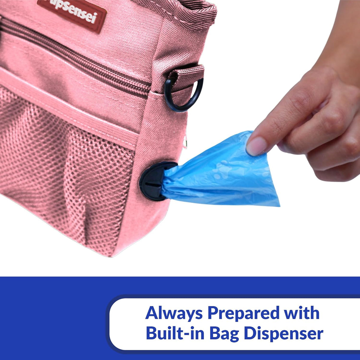 Dog Treat Pouch, Durable Oxford Polyester, No-Spill Magnetic Closure, Treat Pouches for Pet