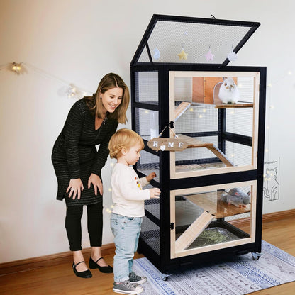 Chinchilla Cage Large Critter Nation Enclosure for Squirrel Chameleon Ferret Rat Guinea Pig Rabbit
