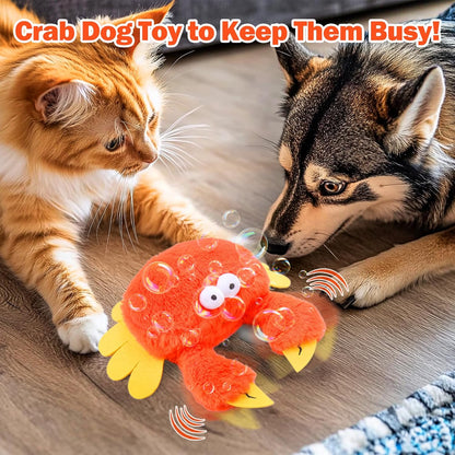 Interactive Dog Toys, Crab Dog Toy that Wiggle Pinchers, Dog Toys to Keep Them Busy, Touch