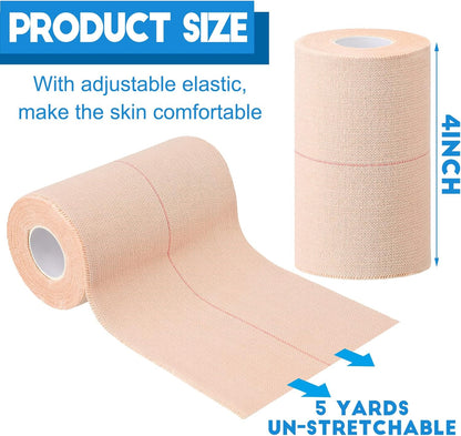 Nuanchu 16 Rolls Elastic Adhesive Bandage Tape Self Adherent Cohesive Flexible Stretch Elastic