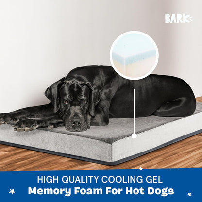 Barkbox Orthopedic Dog Bed with Memory Foam, Premium Comfort for Dogs and Puppies, Dog Bed for