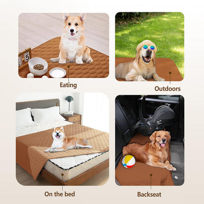 gogobunny 100% Double-Sided Waterproof Dog Bed Cover Pet Blanket Sofa Couch Furniture Protector for