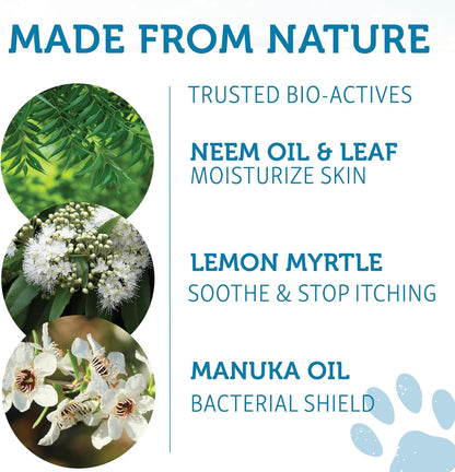 The Natural Dog Shampoo Bar Soap for Itchy Skin Relief - Twin Pack - Dog Soap for Sensitive Skin