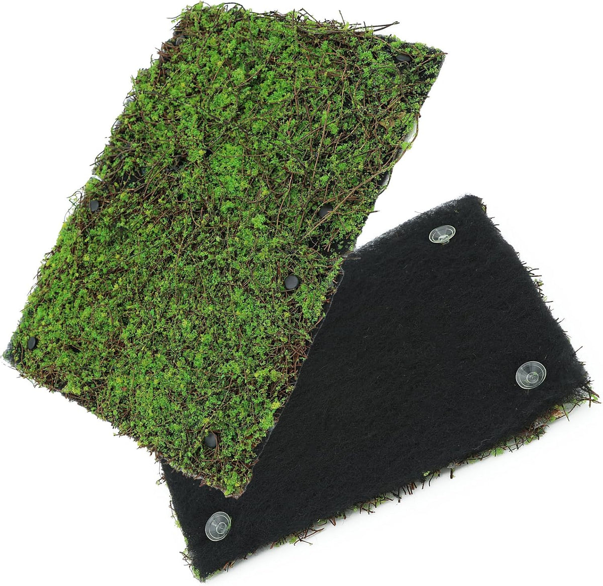AQUA KT Terrarium Moss Background Backdrop Wall Artificial Reptile Amphibian Cage Decoration for