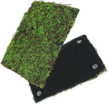 AQUA KT Terrarium Moss Background Backdrop Wall Artificial Reptile Amphibian Cage Decoration for