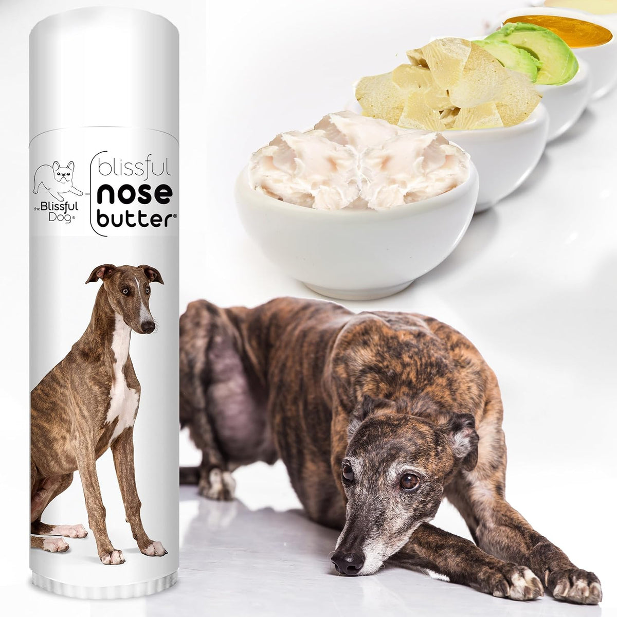 The Blissful Dog Greyhound Unscented Nose Butter - Dog Nose Butter, 0.50 Ounce