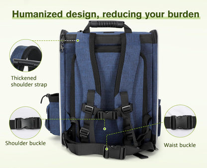 Pecute Pet Carrier Backpack, Cat Backpack Carrier, Expandable with Breathable Mesh for Small Dogs