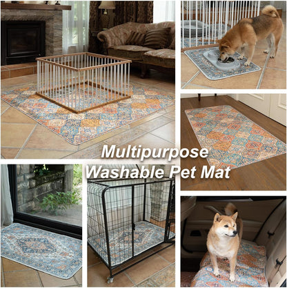nunubaby Washable Pee Pads for Dogs, Stylish, Non-Slip and Leak-Proof Pee Pads. Reusable Potty Pads