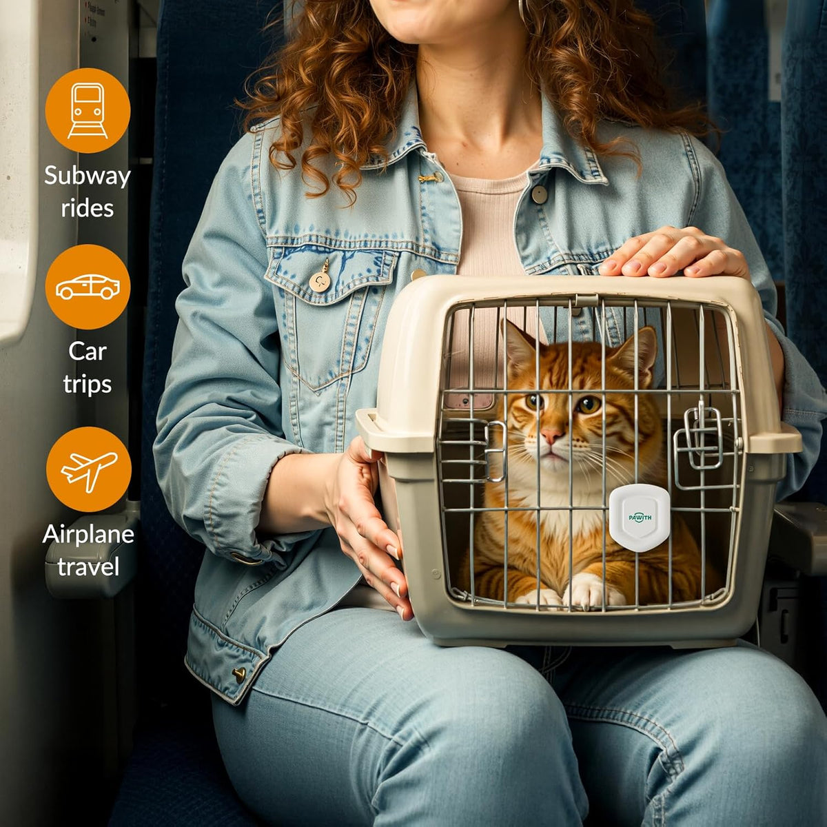 Cat Calming Diffuser – for Travel, Car & Home Use, Pheromone Diffuser for Cats & Kittens to Reduce