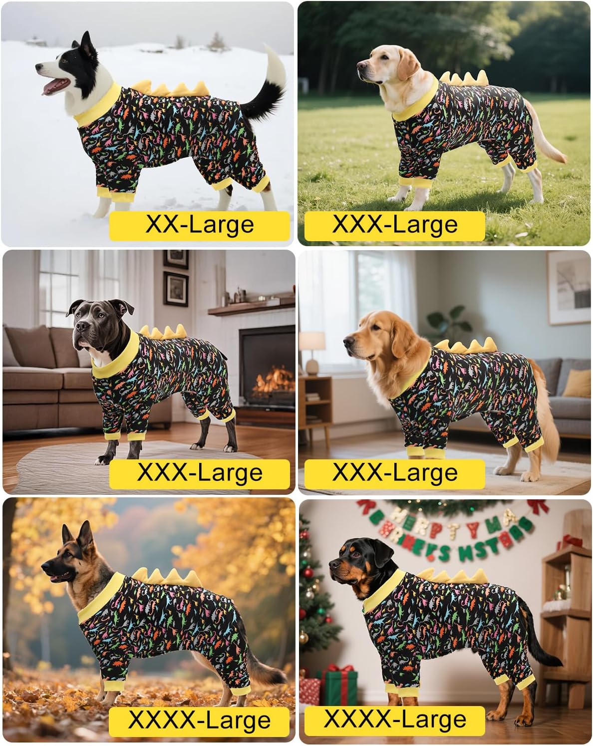 CuteBone Dinosaur Costume Dog Pajamas, Stretchy Spandex Crystal Velvet Sleepwear Coat for Small