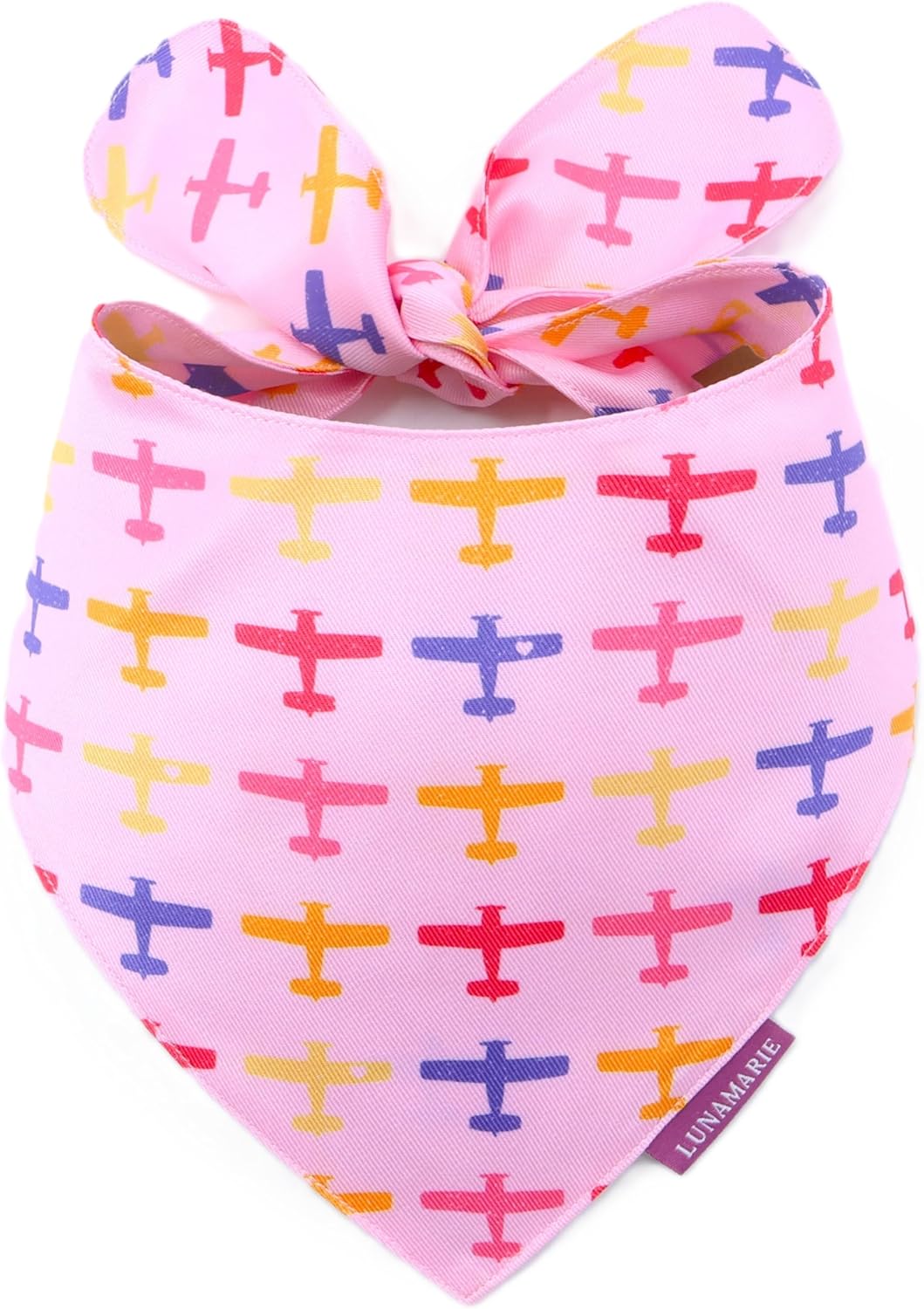 LunaMarie - Luxury Pet Birthday Bandanas -Premium & Silky Poly Fabric | 100% Handmade | Custom