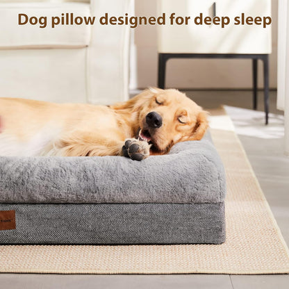 BFPETHOME Dog Beds for Small Dogs, Washable Dog Bed with Sides, Orthopedic Medium Sized Soft Mats