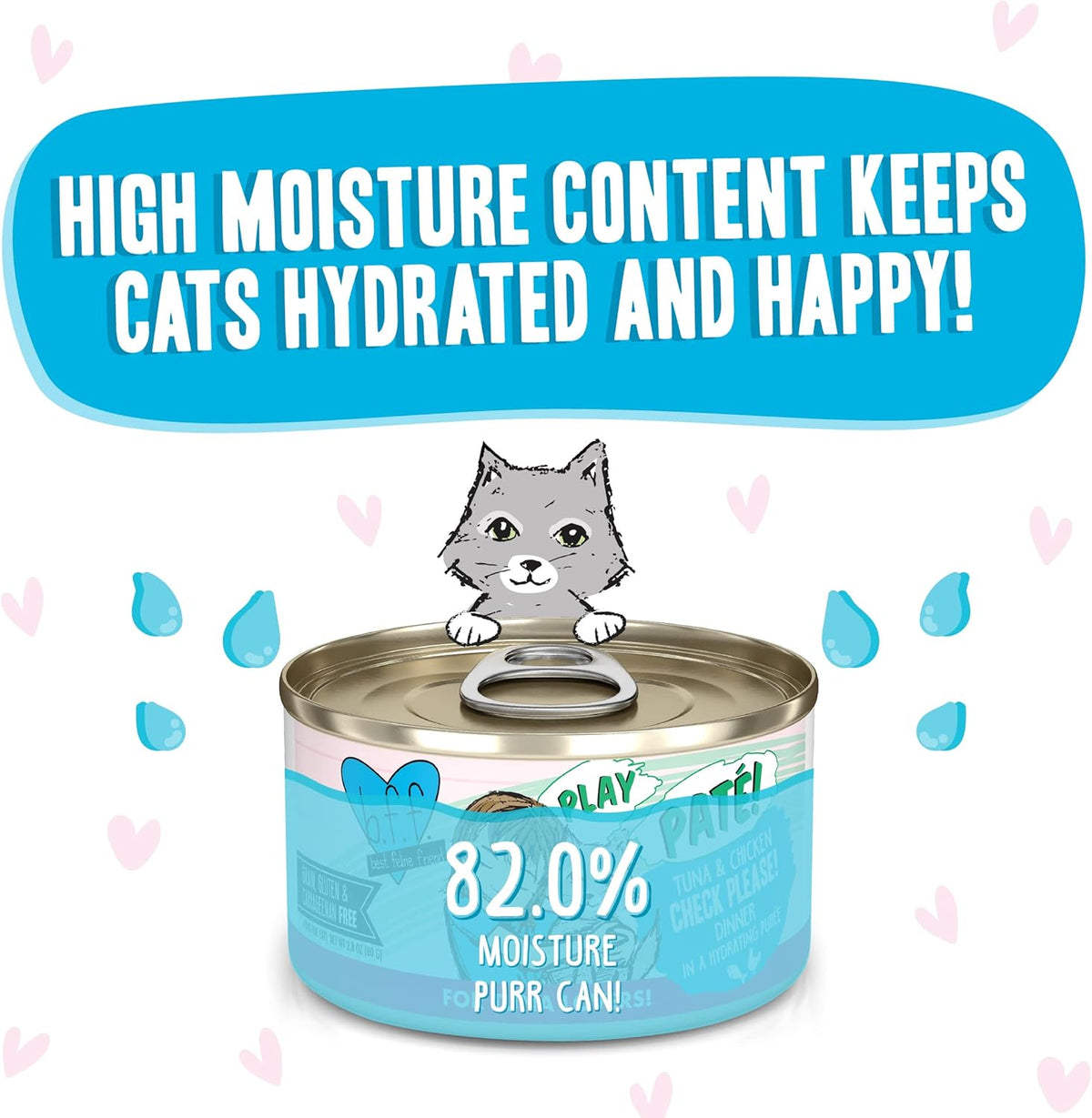 Weruva B.F.F. Play - Best Feline Friend Paté Lovers, Aw Yeah!, Tuna & Chicken Check Please! with