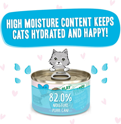 Weruva B.F.F. Play - Best Feline Friend Paté Lovers, Aw Yeah!, Tuna & Chicken Check Please! with