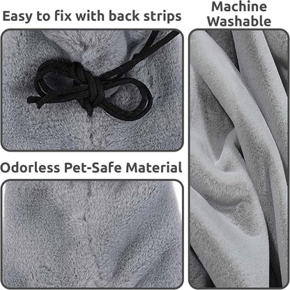 SIMENA Bird Blanket for Cage, Corner Fleece Bed for Birds, Cozy Bird Warmer, Parrot House for Cage