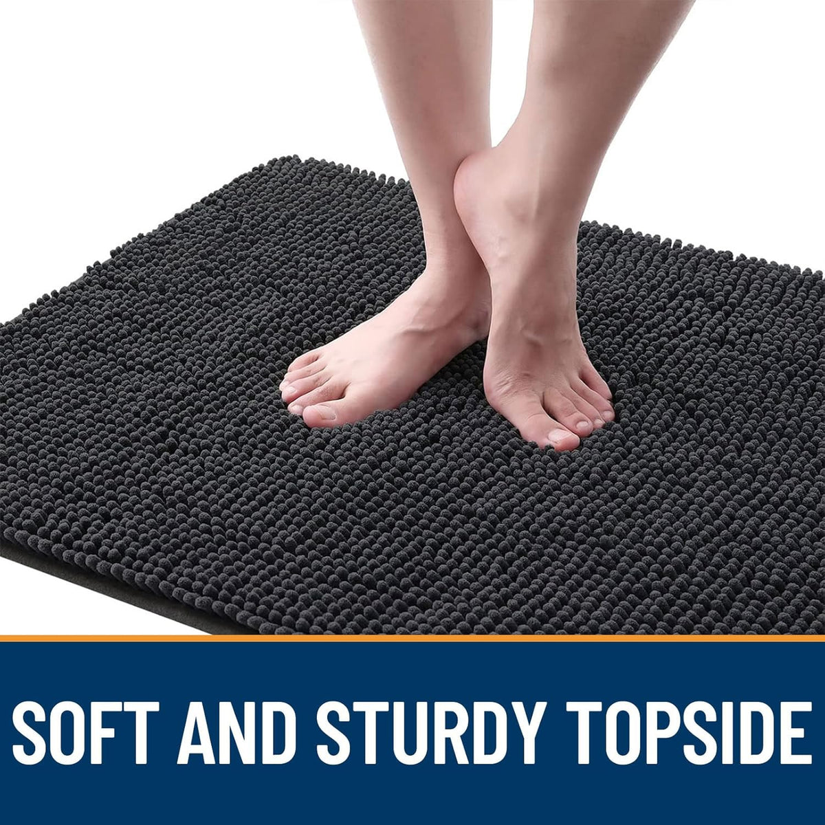 OLANLY Dog Door Mat for Muddy Paws 30x20, Absorbs Moisture and Dirt, Absorbent Non-Slip Washable