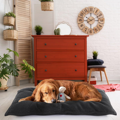 MABOZOO Chew Proof Indestructible Dog Beds for Aggressive Chewers,Durable Dog Crate Pad,Washable