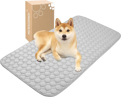 MICROCOSMOS Summer Cooling Mat & Sleeping Pad- Water Absorption Top, Materials Safe, Easy Carry, EZ