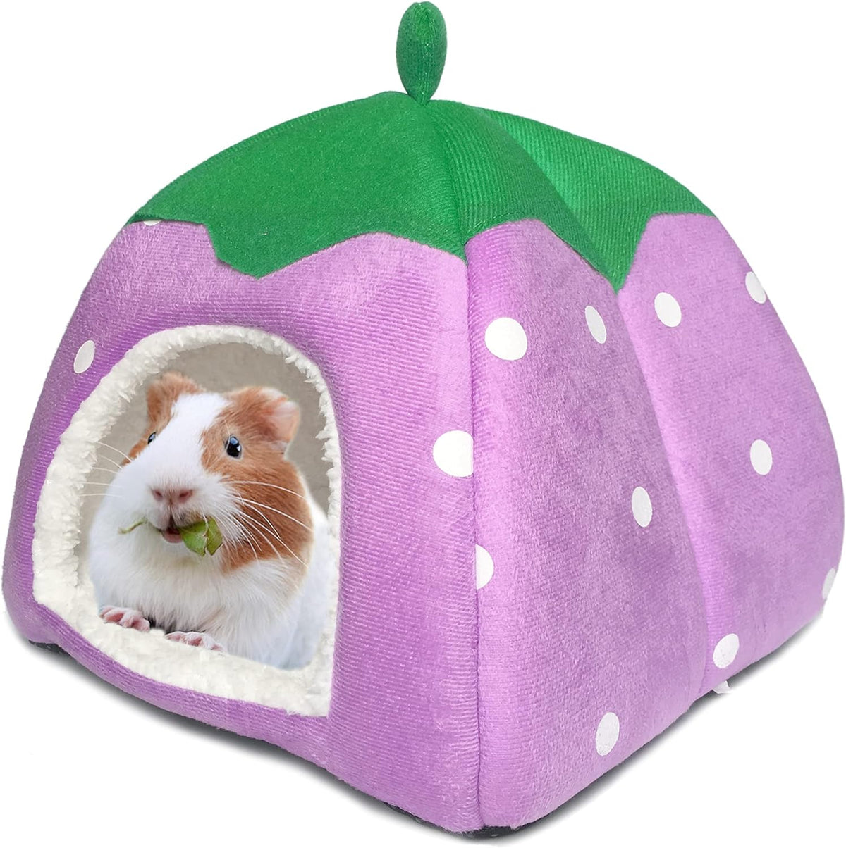 Guinea Pig Hideout Bed Rabbit House Cave Accessories Cozy Hide-Out for Bunny Hedgehog Ferret