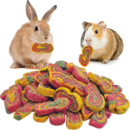 Fhiny Rabbit Chew Toys Mixed Forage Beetroot Carrot and Pumpkin Bunny Treats for Hamsters Guinea