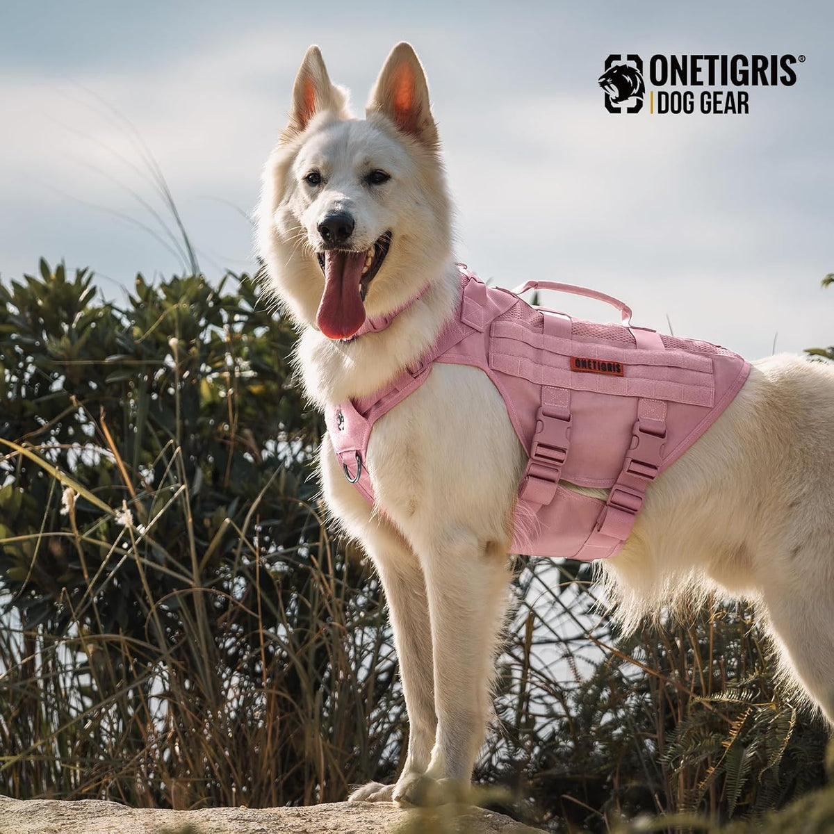 OneTigris Tactical Dog Harness for Small Dog, No Pull Small Dog Vest Harness with Handles
