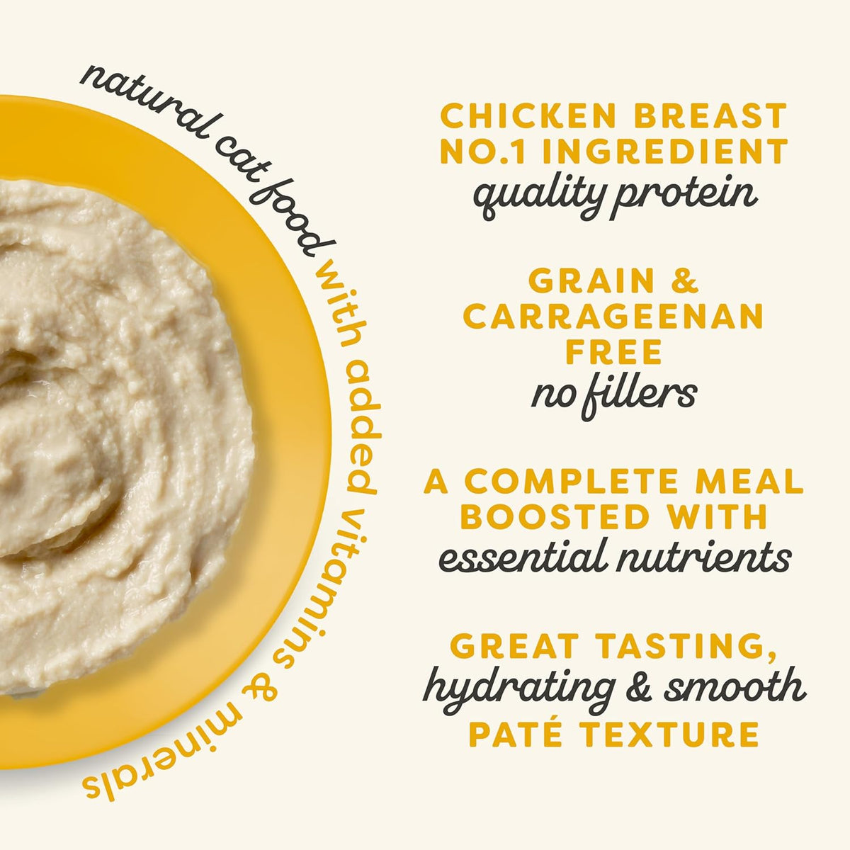 Applaws Vitality Wet Cat Food Paté, Natural Canned Cat Food, Wet Food for Cats with Added Vitamins