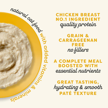 Applaws Vitality Wet Cat Food Paté, Natural Canned Cat Food, Wet Food for Cats with Added Vitamins