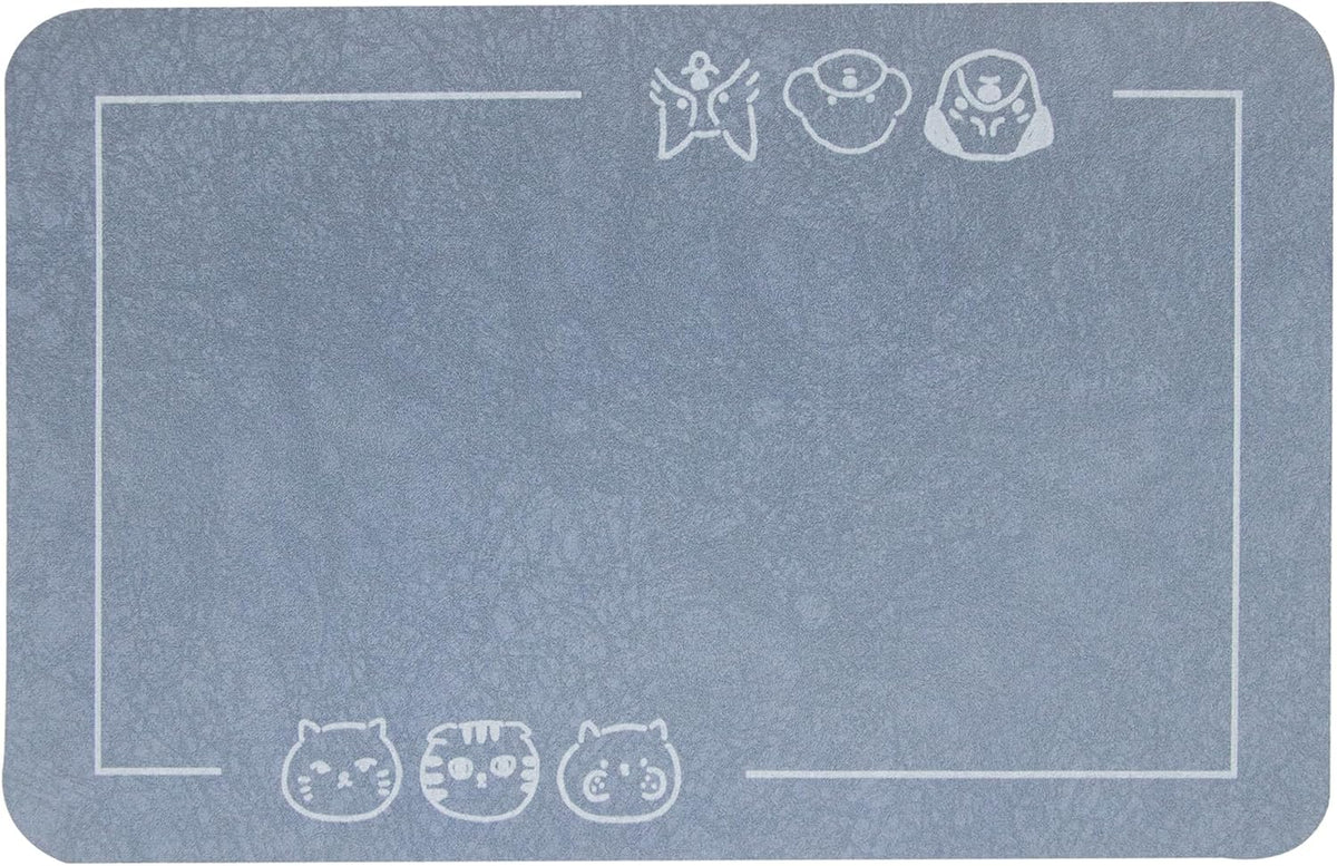 YCT Cat Pet Food Mat, Cat Feeding Mat, Non-Slip Bottom Absorbent Pet Mat, Quick Dry Dog Cat & Dog