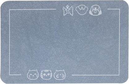 YCT Cat Pet Food Mat, Cat Feeding Mat, Non-Slip Bottom Absorbent Pet Mat, Quick Dry Dog Cat & Dog