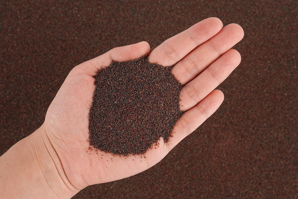 LANDEN Congo Aquascape Sand for Aquarium Landscape 2L(9lbs), Brown, Aquarium Natural Fine