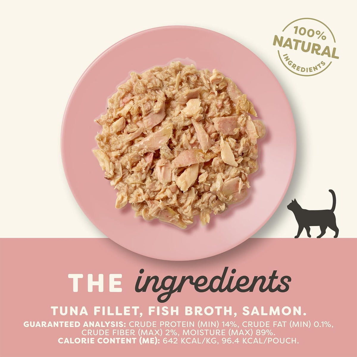 Applaws Natural Wet Cat Food in Broth, Limited Ingredient Wet Cat Food Pouches, No Additives, Made