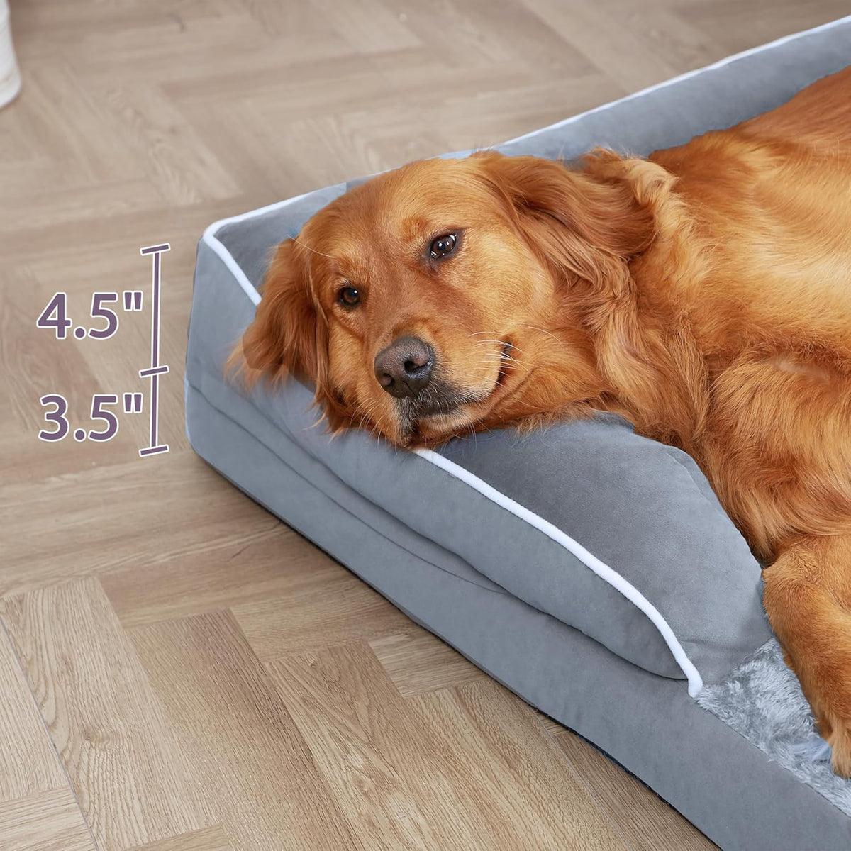 Orthopedic Dog Beds for Extra Large Dogs, Waterproof Dog Beds XLarge, Memory Foam Dogs Couch Beds