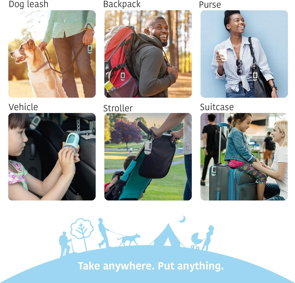SVD.PET Dog Poop Bag Dispenser, Retractable Waste Bag Fits Any Dog Leash, Drop-Proof Poop Bag