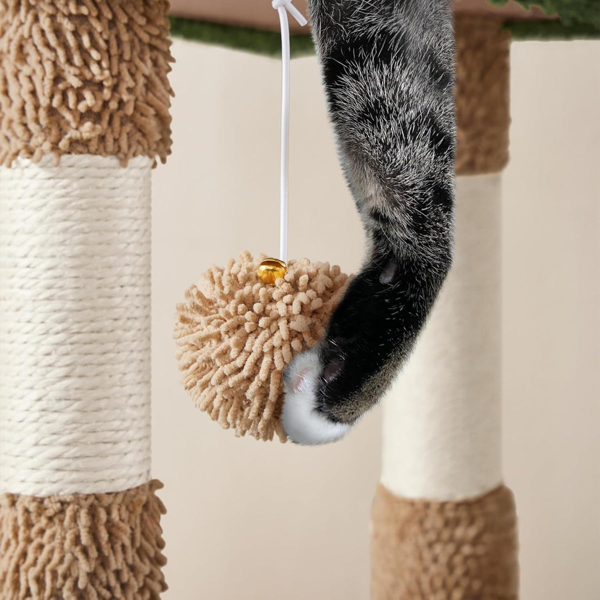Yaheetech Cactus Cat Tree, 42in Cat Tower for Indoor Cats, Multi Level Kitten Condo Scratching