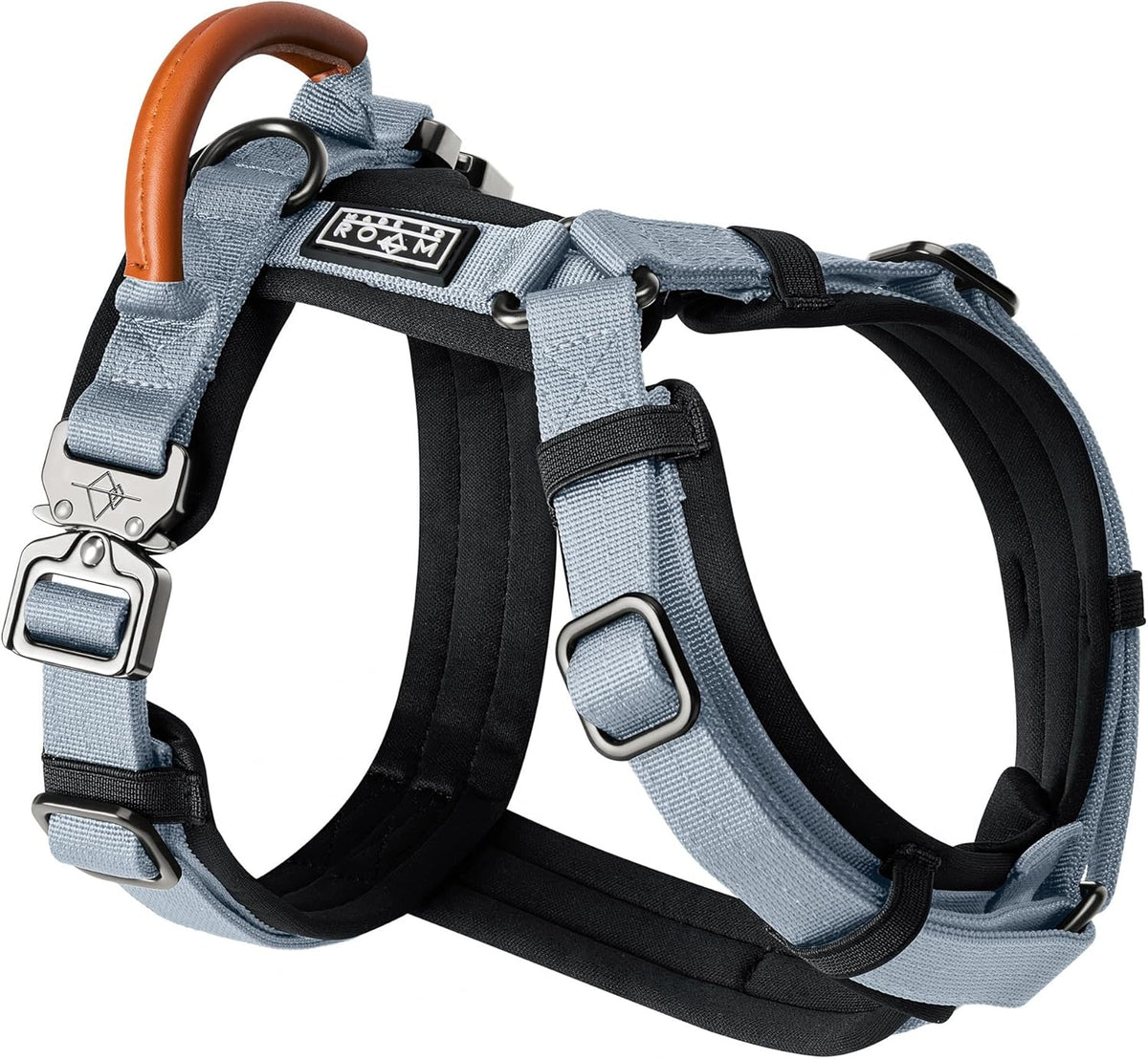 MADE TO ROAM Premium Explorer Harness - Y-Shaped Dog Harness with Adjustable Durable Nylon, Soft