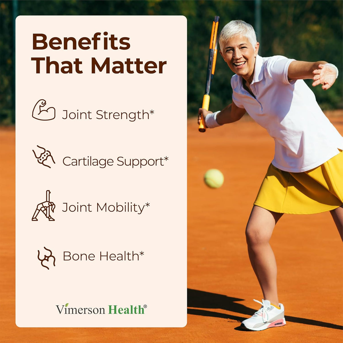 Glucosamine Chondroitin MSM – Joint Support Supplement for Women and Men with Glucosamine Sulfate