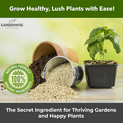 Organic Coarse Vermiculite for Indoor Gardening Plants and Mushrooms – Enhances Soil Aeration, Seed