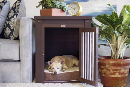 New Age Pet ECOFLEX Dog Crate End Table - Furniture-Style Pet Crate for Crate Trained Dogs