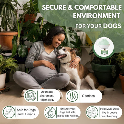 Dog Pheromone Diffuser Kit, Pet Diffuser for Stress Support, Reduces Stress and Promotes Relaxed