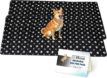EZwhelp Reusable Dog Pee Pads, Washable Waterproof Mats for Dog Potty Training or Whelping Pads