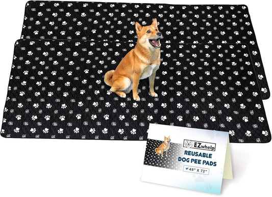 EZwhelp Reusable Dog Pee Pads, Washable Waterproof Mats for Dog Potty Training or Whelping Pads