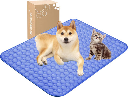 MICROCOSMOS Summer Cooling Mat & Sleeping Pad- Water Absorption Top, Easy Carry, EZ Clean