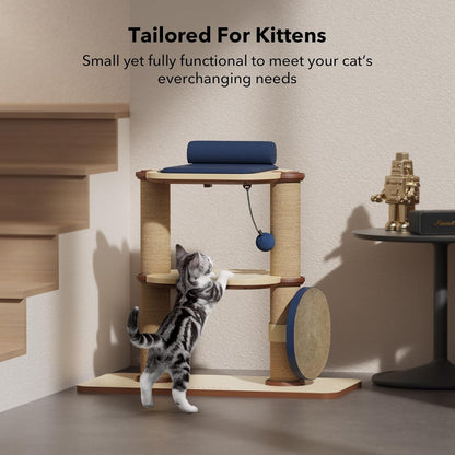 PETLIBRO Infinity Cat Tree Tower for Indoor Cats, Modular Design with Cat Bed, Toy, Felt Pads