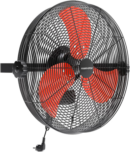 18 Inch Wall Fan Pro Series - 4900 CFM 3 Speed High Velocity Industrial Wall Mount Fans for