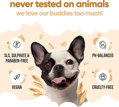 Oatmeal Dog Conditioner (169.07oz) Made with Aloe Vera, Argan Oil & Pro Vitamin B5 to Detangle