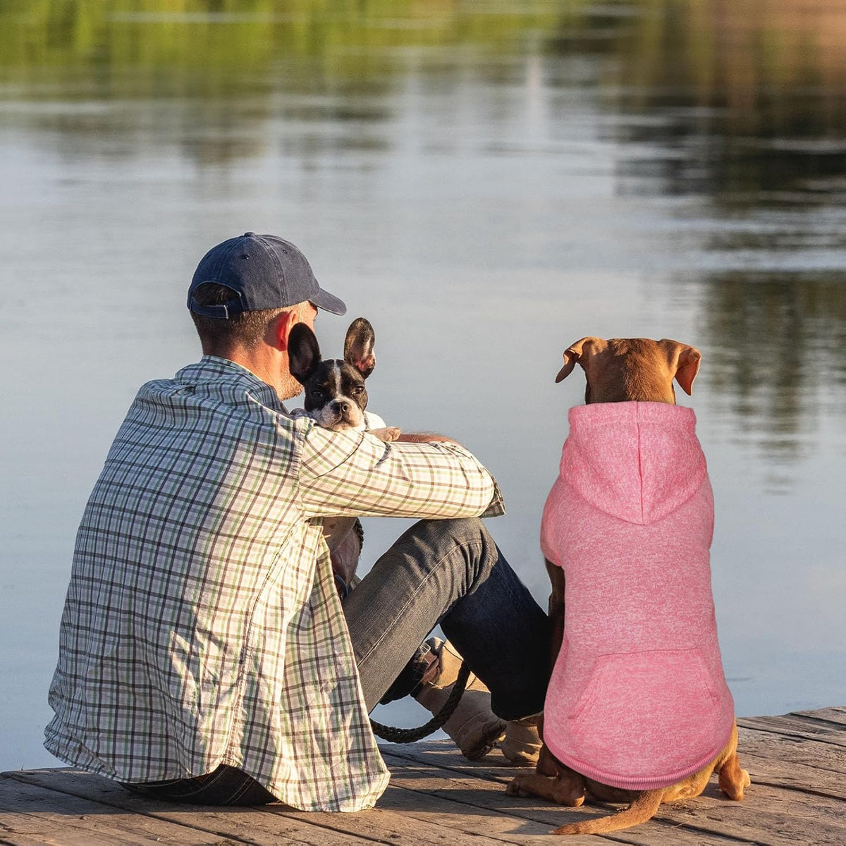 Dog Sweaters for Large Dogs Dog Hoodie Fleece Dog Sweater Soft Dog Clothes Sweatshirt with Pocket