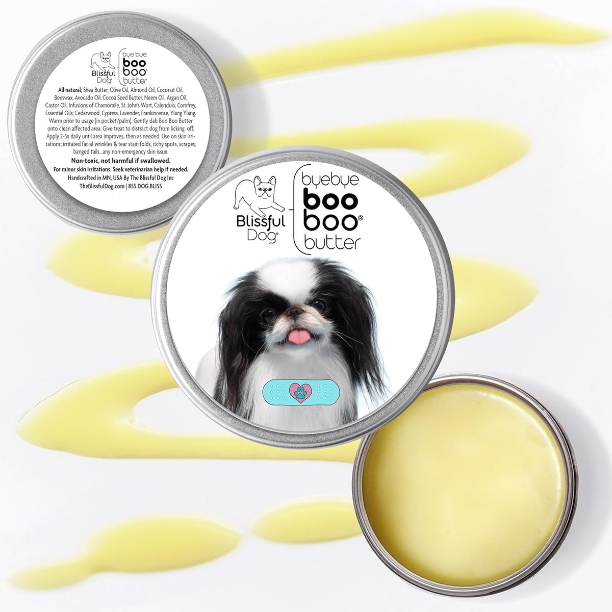 The Blissful Dog 2 oz TIN Japanese Chin Booboo Butter